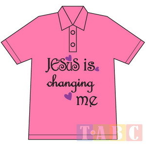 [성경학교/수련회 제작단체티 시안] Jesus is Changing Me