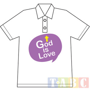 [성경학교/수련회 제작단체티 시안] God is Love+십자가